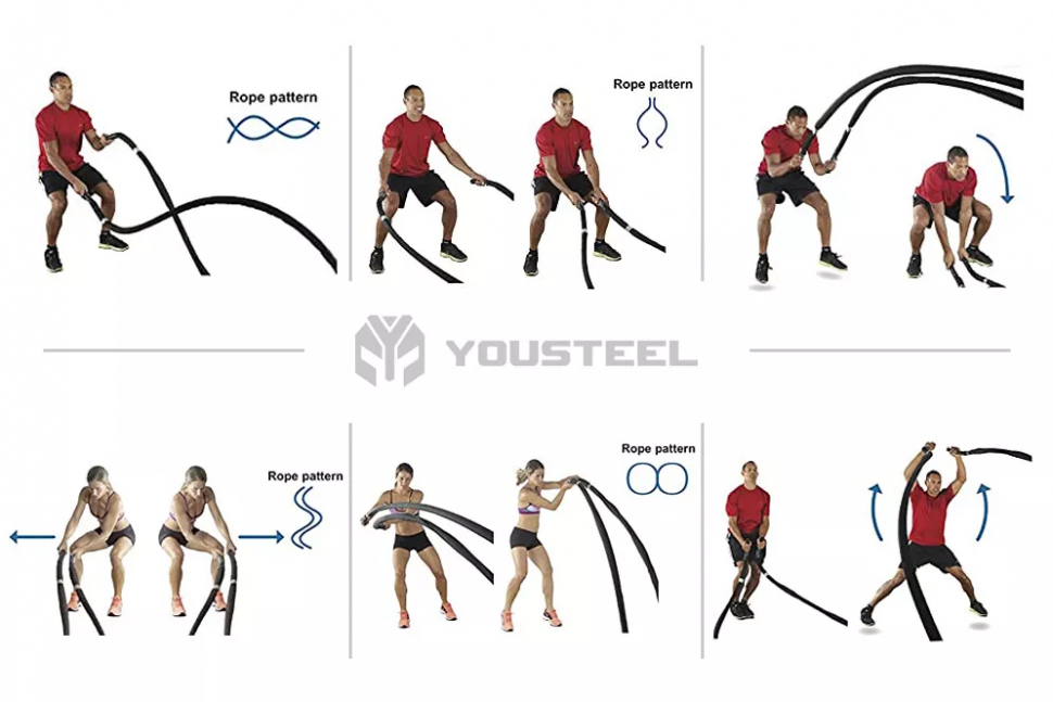 Канат тренировочный 15 м YouSteel 