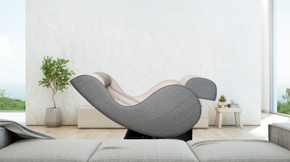 Массажное кресло Ergonova Organic Mini Beige Grey Массажное кресло Ergonova Organic Mini Beige Grey