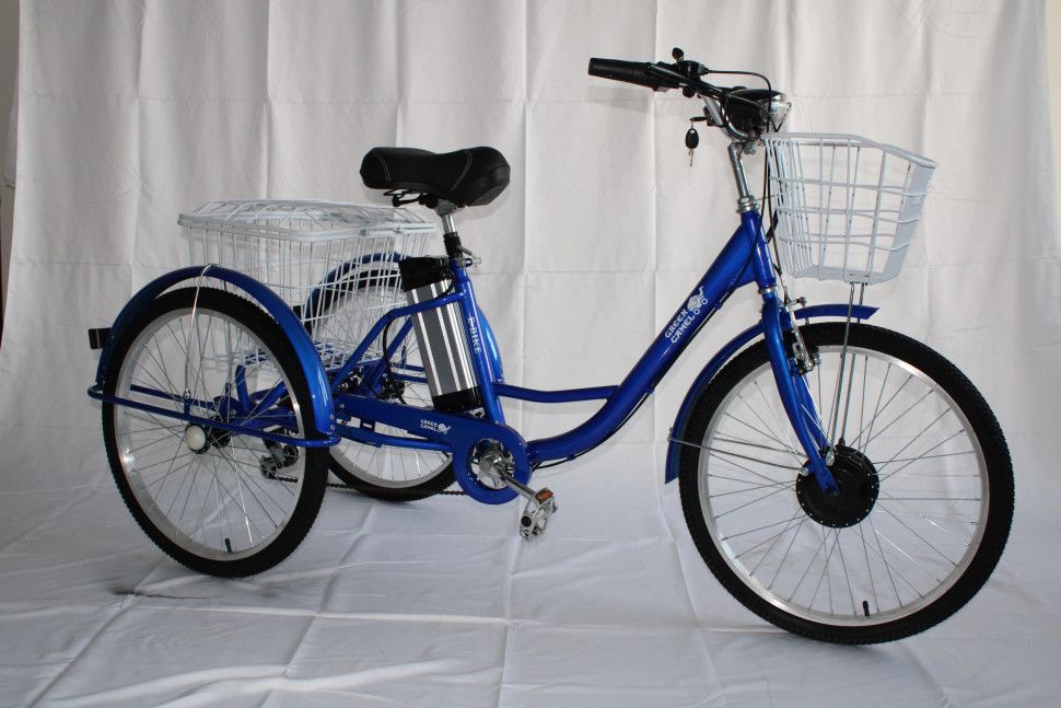 Электровелосипед GreenCamel Трайк-24 V3 (R24 350W 48V12Ah) 7 скоростей