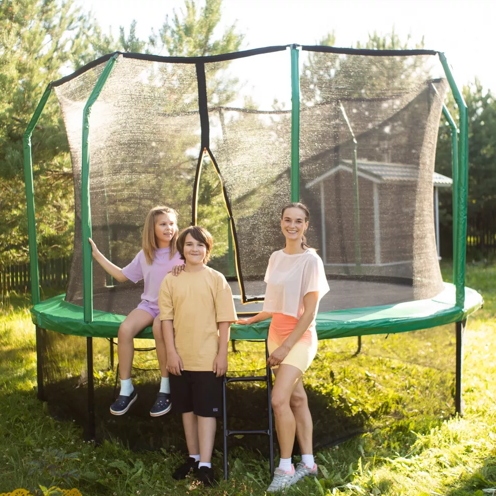 Батут с защитной сеткой KedaJump Jumpinator 16FT																				