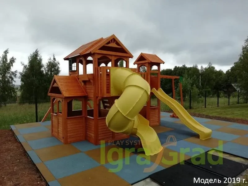 Детская игровая площадка IgraGrad Клубный домик Макси с трубой