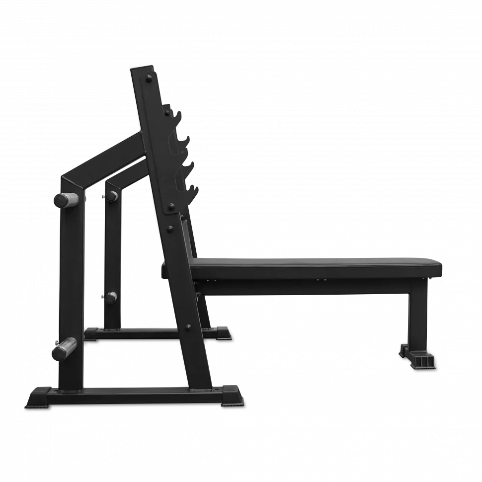 Скамья для жима лежа горизонтальная Bronze Gym Partner AL-304L
