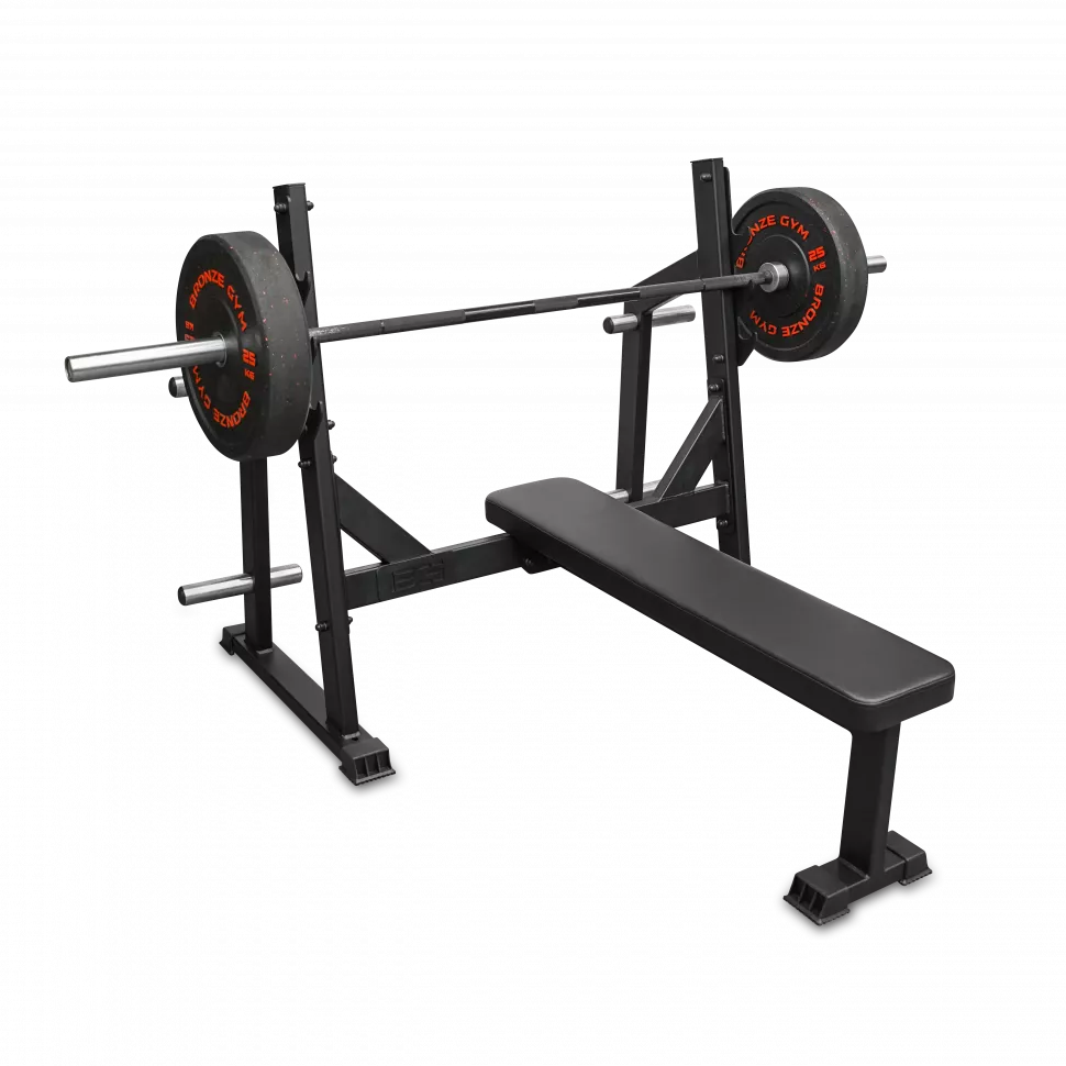 Скамья для жима лежа горизонтальная Bronze Gym Partner AL-304L