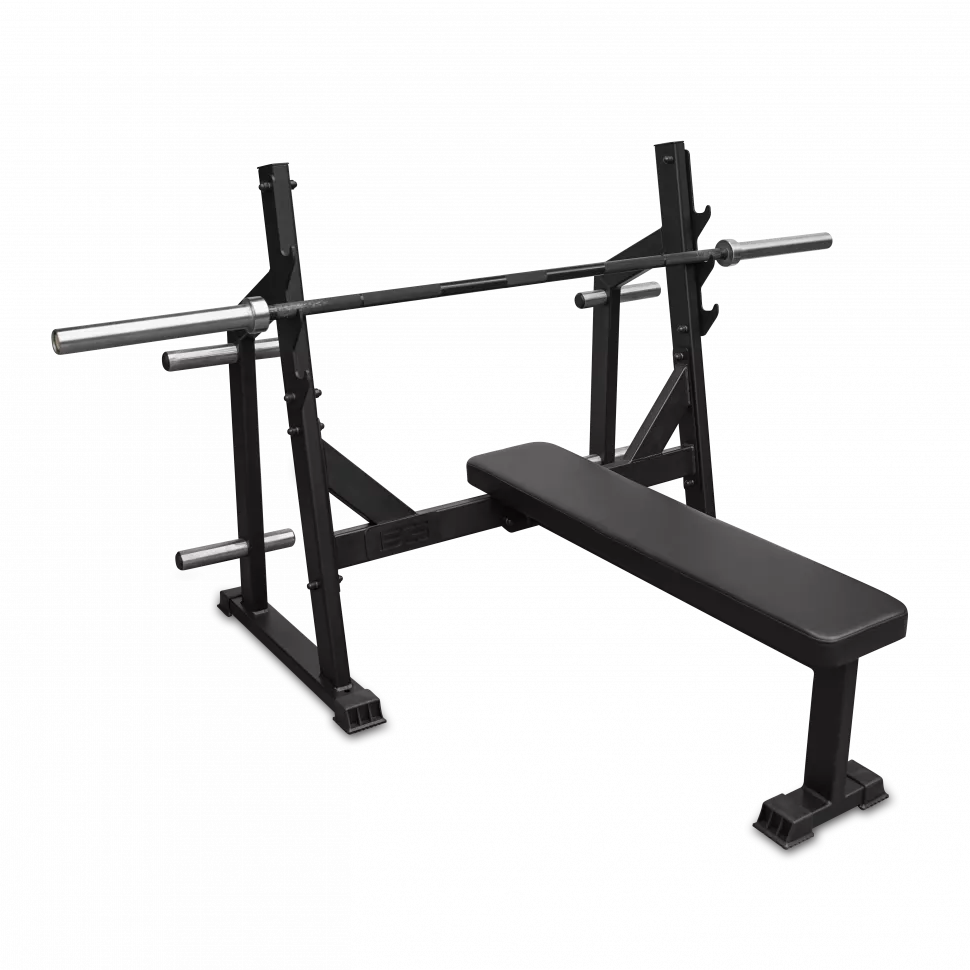 Скамья для жима лежа горизонтальная Bronze Gym Partner AL-304L