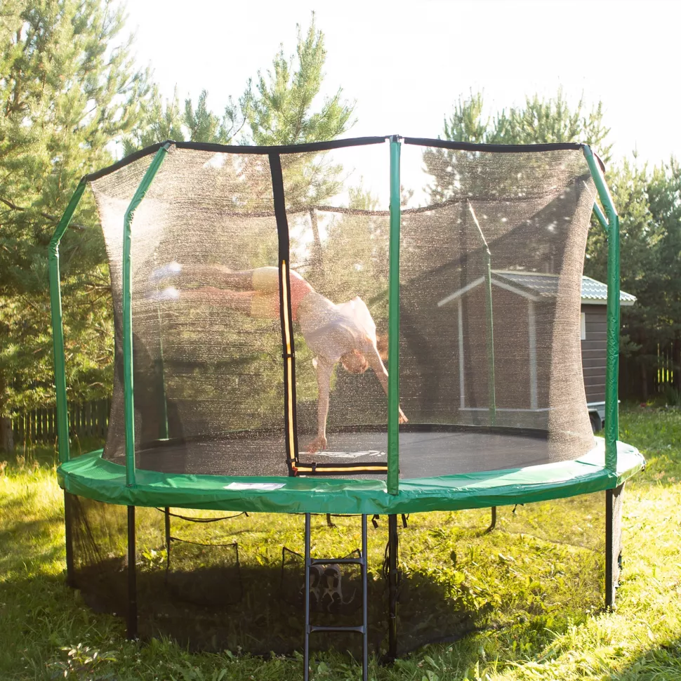 Батут с защитной сеткой KedaJump Jumpinator 14FT		