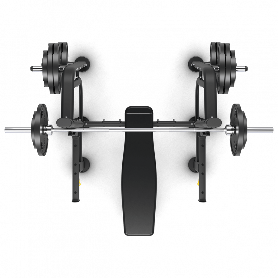  Скамья горизонтальная для жима со страховочными упорами Vision Fitness VST700-FW88
