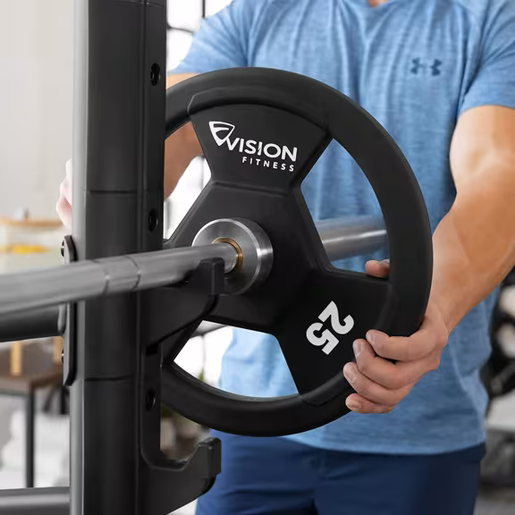  Скамья горизонтальная для жима со страховочными упорами Vision Fitness VST700-FW88
