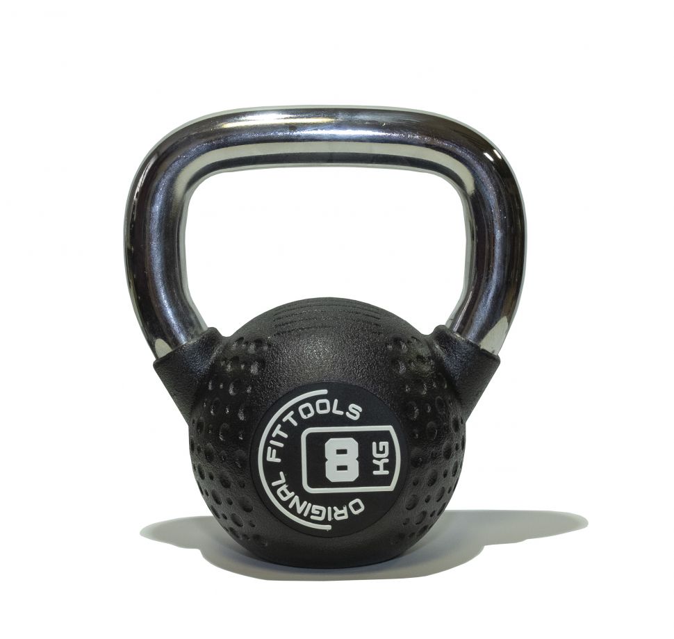 Гири с хромированной ручкой полиуретан (CPU) Original FitTools от 4 до 32 кг 