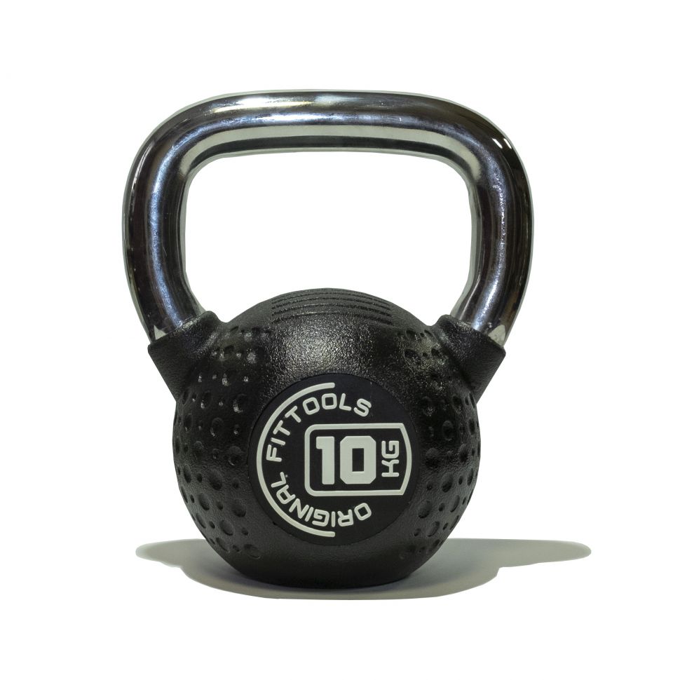 Гири с хромированной ручкой полиуретан (CPU) Original FitTools от 4 до 32 кг 