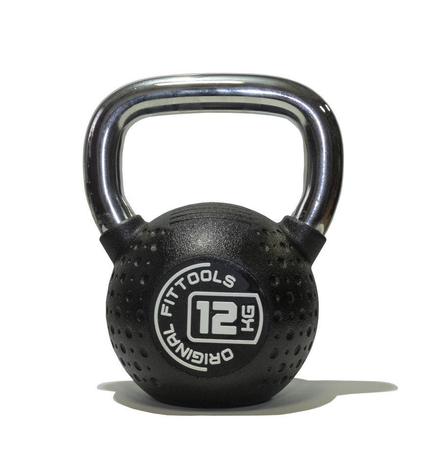 Гири с хромированной ручкой полиуретан (CPU) Original FitTools от 4 до 32 кг 