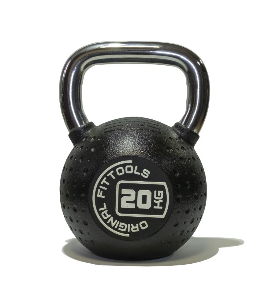Гири с хромированной ручкой полиуретан (CPU) Original FitTools от 4 до 32 кг 
