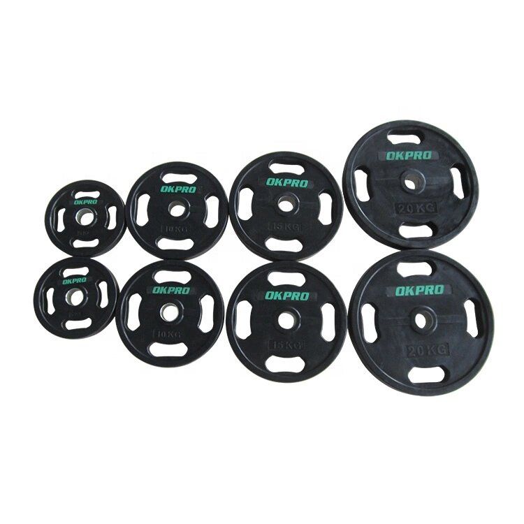 Диск обрезиненный с хватами 1,25 кг OKPRO OK2009E