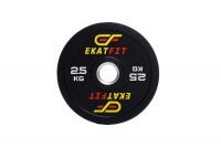 Диск бамперный EkatFit 2,5 кг (черный)