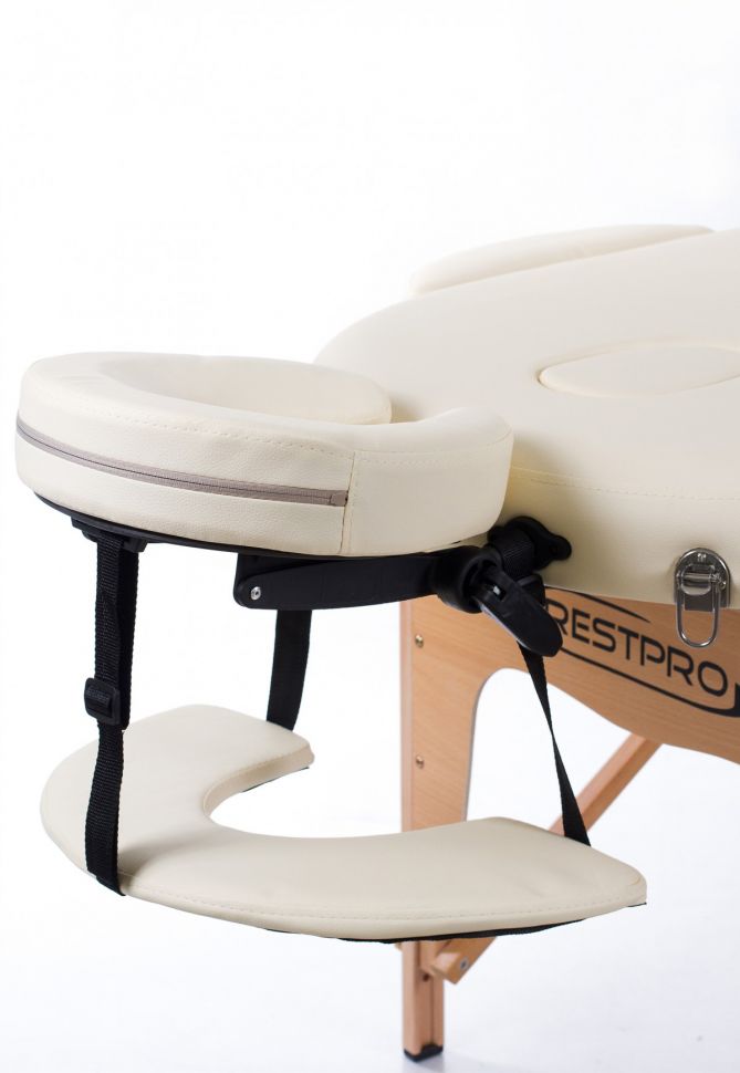 Массажный стол RestPro Classic Oval 3 Black/Cream