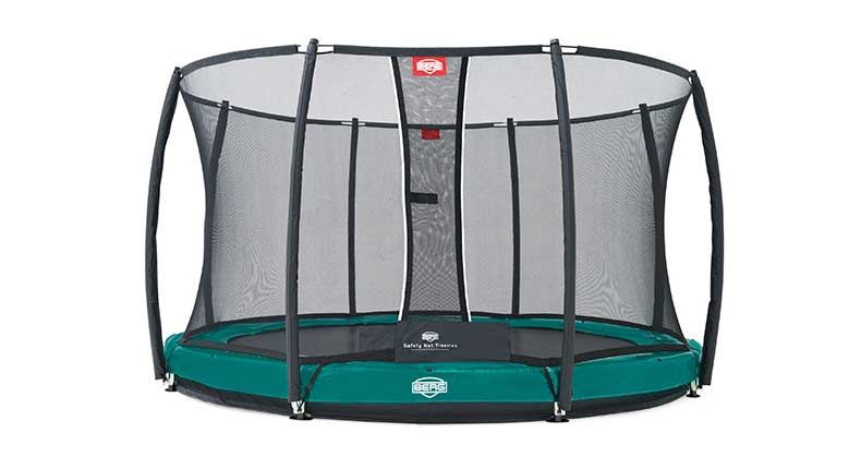 Батут Berg Champion InGround 430 Green + Safety Net Deluxe