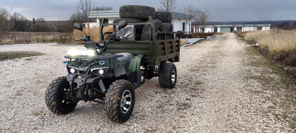 Квадроцикл грузовой GreenCamel Сахара A015 (72V 1500W R10alum) пониженная