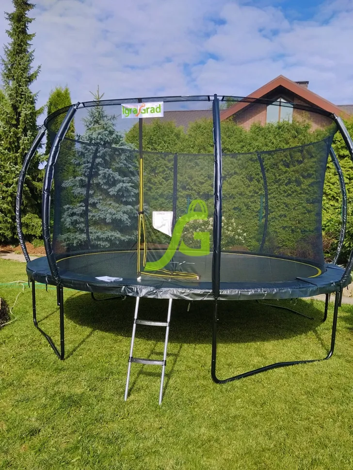 Батут с защитной сеткой IgraGrad Premium 427 см (14 ft)