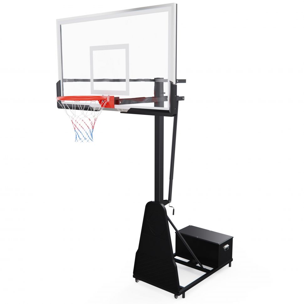 Мобильная баскетбольная стойка DFC STAND60G, 152 х 90 см