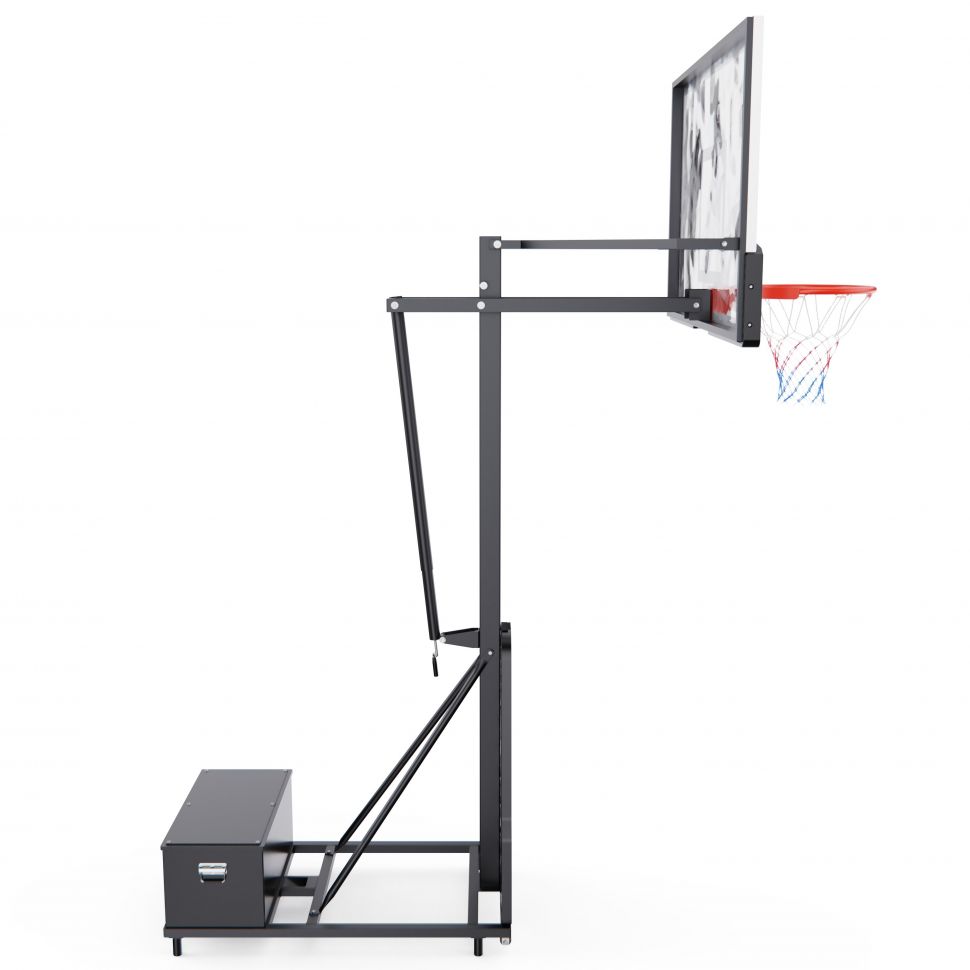 Мобильная баскетбольная стойка DFC STAND60G, 152 х 90 см