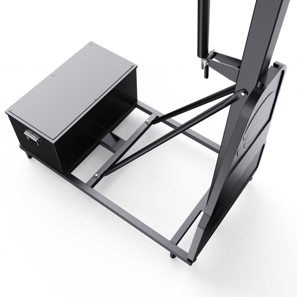 Мобильная баскетбольная стойка DFC STAND60G, 152 х 90 см