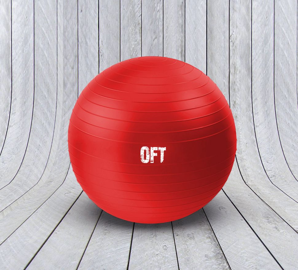 Гимнастический мяч 65 см с насосом Original FitTools FT-GBR-65RD Гимнастический мяч 65 см с насосом Original FitTools FT-GBR-65RD
