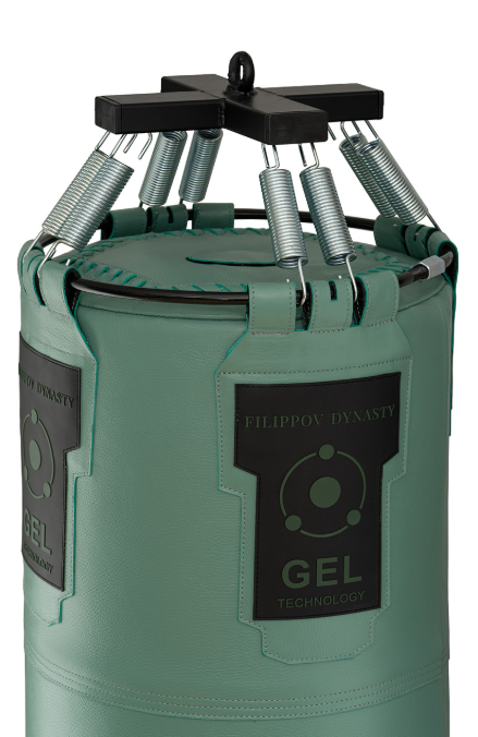 Боксерский мешок кожаный Premium Gel Filippov Dynasty 