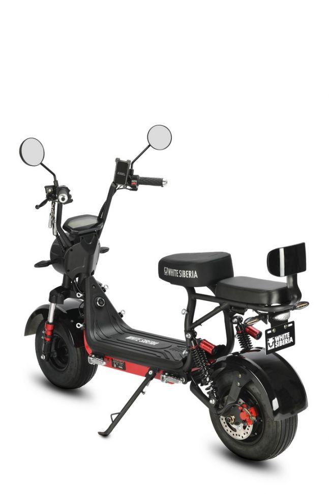 Электроскутер White Siberia Mini R 3.0 (2500W 60V) Black