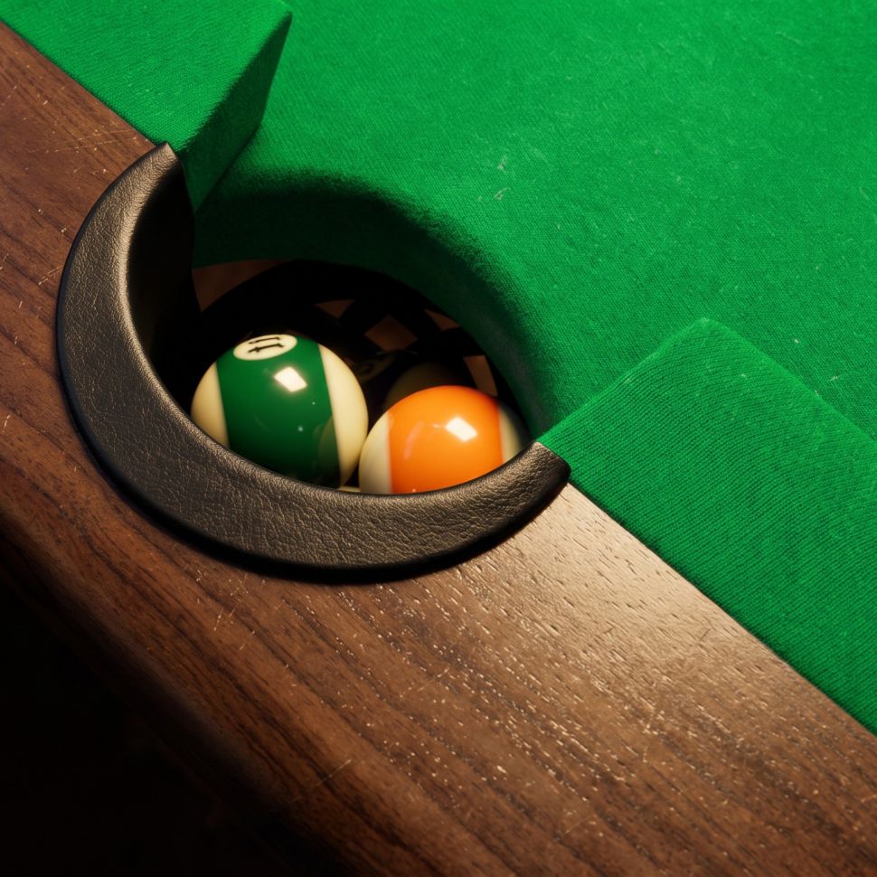Бильярдный стол для пула Dynamic Billard Triumph Plus 8 футов (коричневый) в комплекте с плитой, аксессуары + сукно