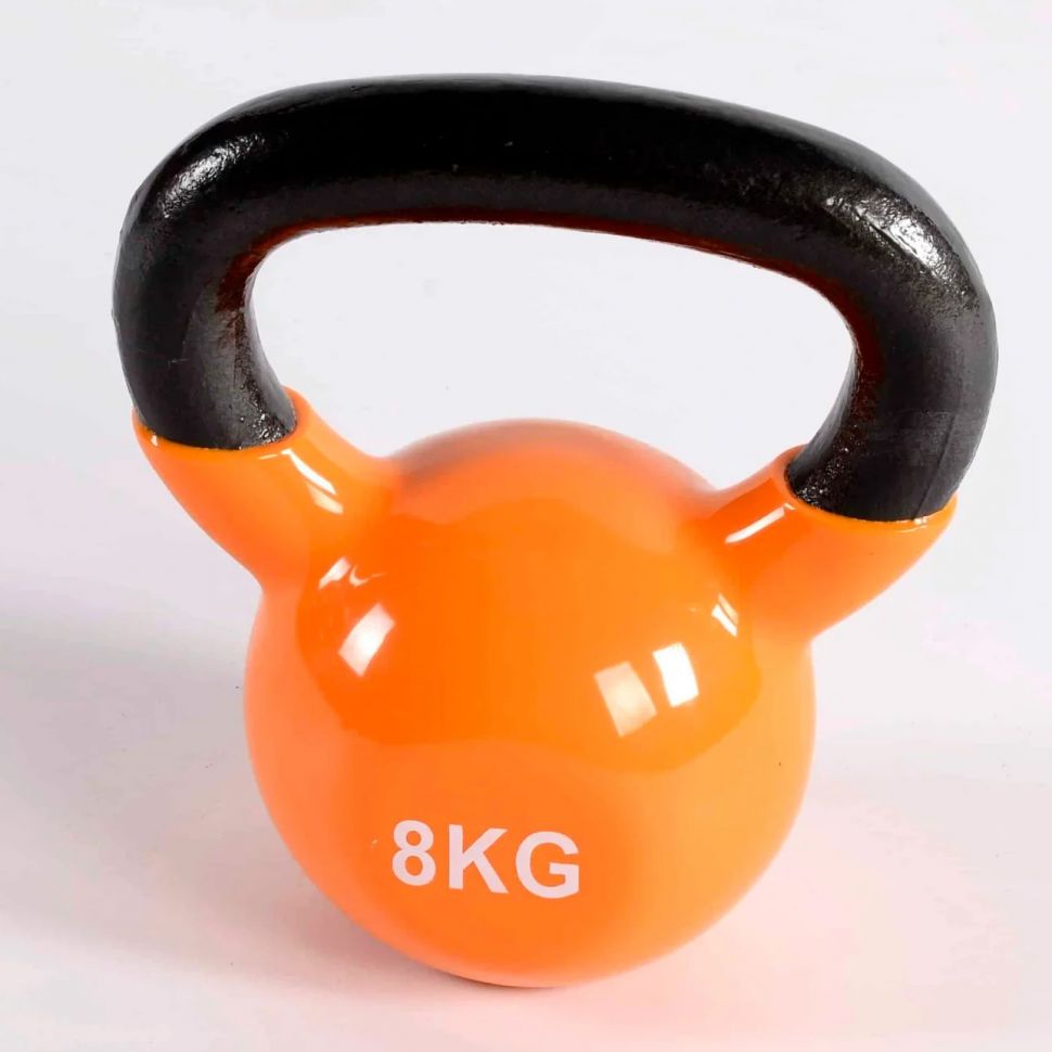 Гиря виниловая Gymmaster ANA-038 8 кг