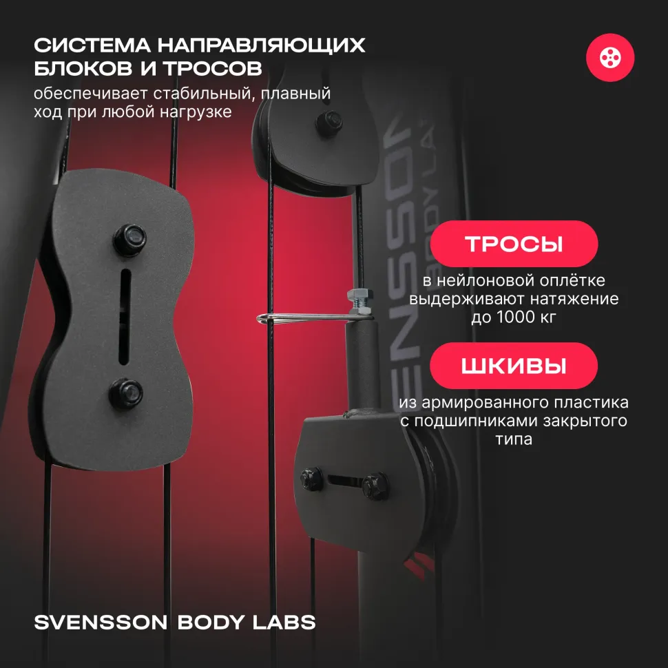 Силовой комплекс полукоммерческий Svensson Body Labs Rigel Plus Pro (стек 60 кг)