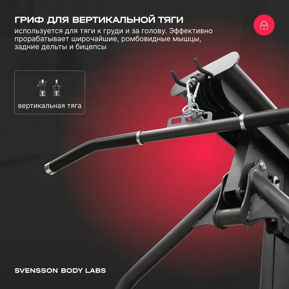 Силовой комплекс полукоммерческий Svensson Body Labs Rigel Plus Pro (стек 60 кг)