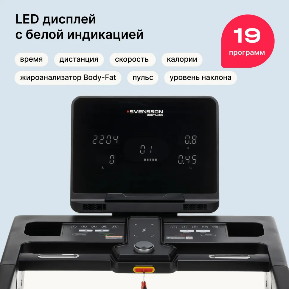 Беговая дорожка домашняя Svensson Body Labs Physioline Sprintmaster A