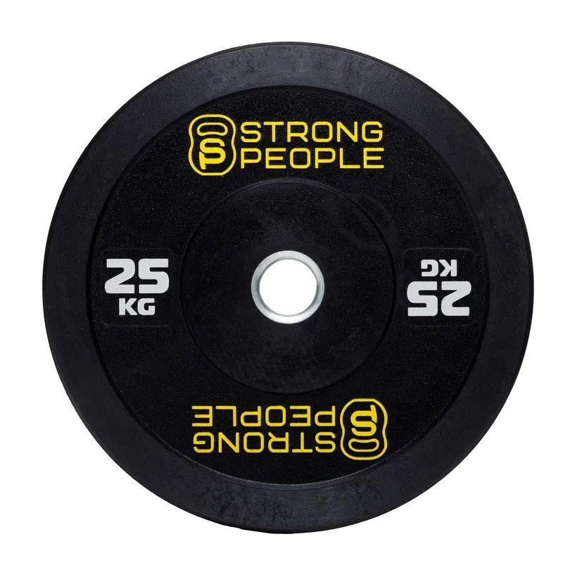 Диск бамперный олимпийский StrongPeople 25 кг