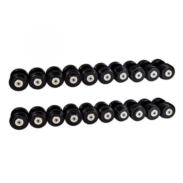 Гантельный ряд PROFI-FIT PROFESSIONAL 27,5 кг - 50 кг (10 пар), шаг 2,5 кг