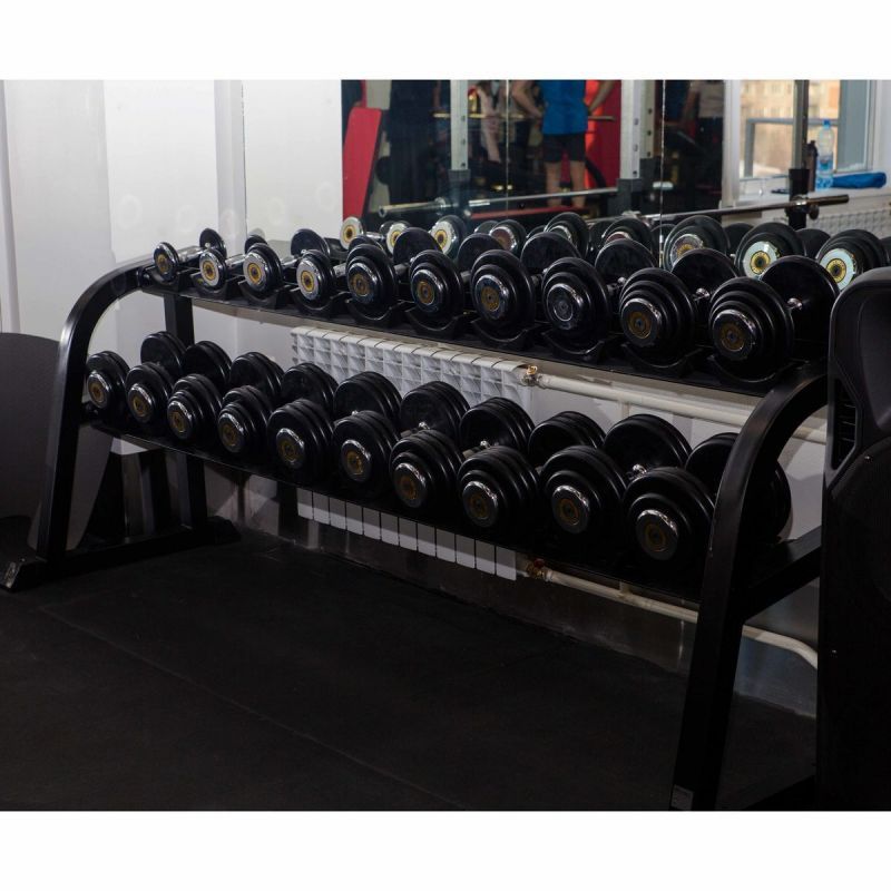 Гантельный ряд PROFI-FIT PROFESSIONAL 27,5 кг - 50 кг (10 пар), шаг 2,5 кг