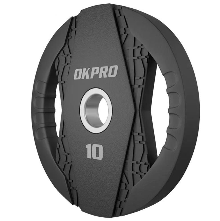 Диск олимпийский обрезиненный с хватом 1,25 - 25 кг OKPRO
