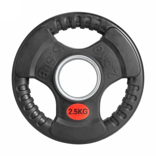 Диск обрезиненный с тройным хватом Gymmaster ANA-008 25кг