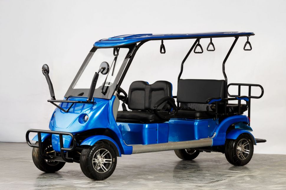 Гольфкар шестиместный OMA Electric Q8-6 Blue (4+2 60V 2500W)