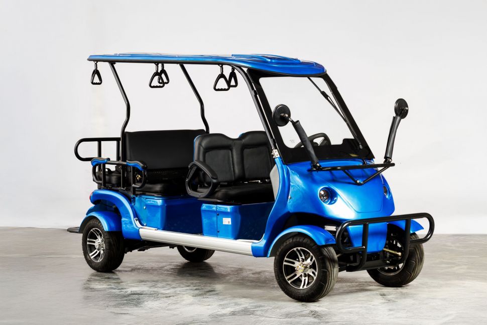Гольфкар шестиместный OMA Electric Q8-6 Blue (4+2 60V 2500W)