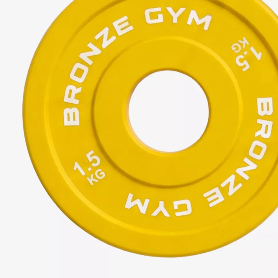 Диск олимпийский Bronze Gym тяжелоатлетический (от 0.5 до 25 кг, поштучно)