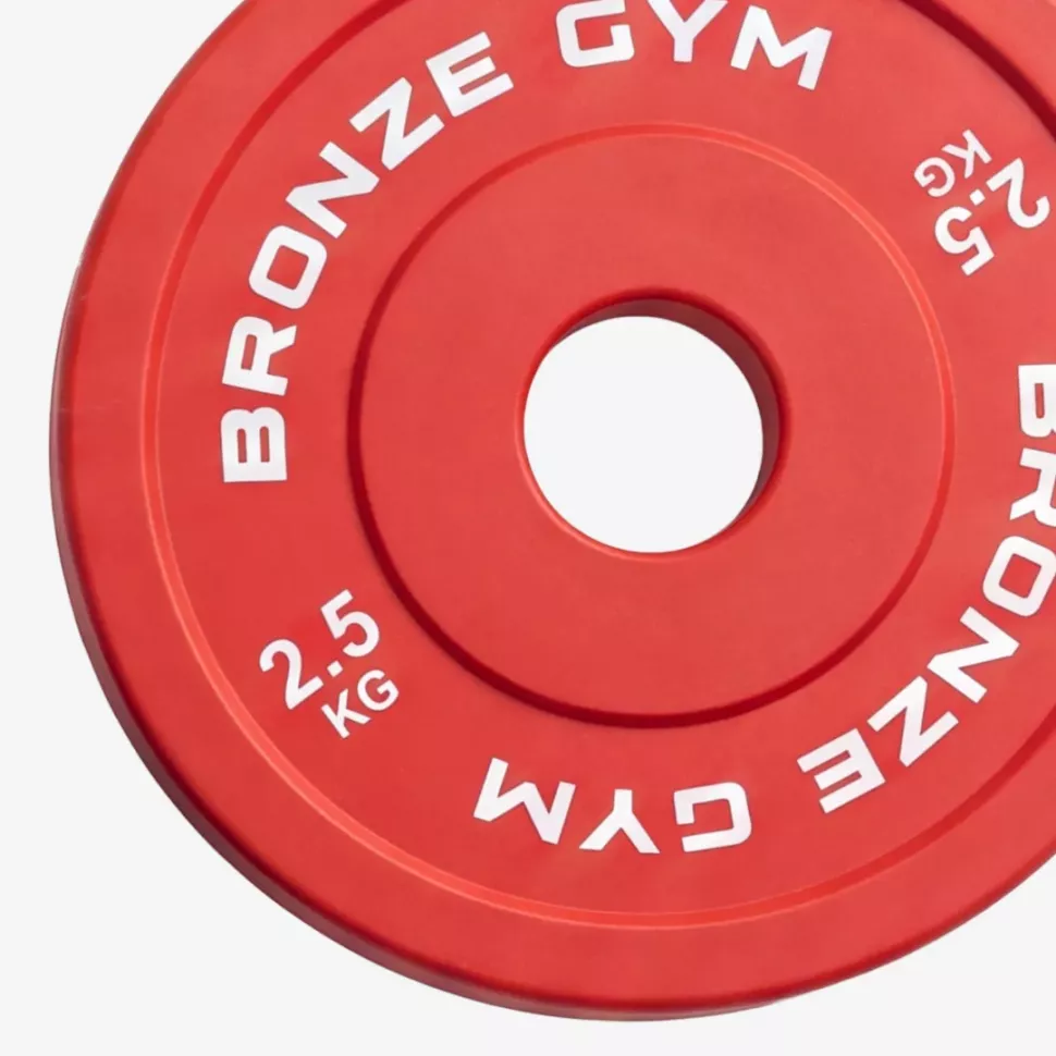 Диск олимпийский Bronze Gym тяжелоатлетический (от 0.5 до 25 кг, поштучно)