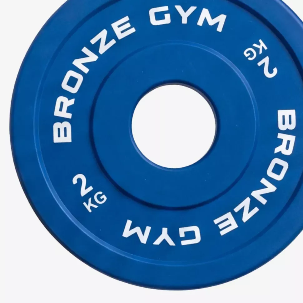 Диск олимпийский Bronze Gym тяжелоатлетический (от 0.5 до 25 кг, поштучно)