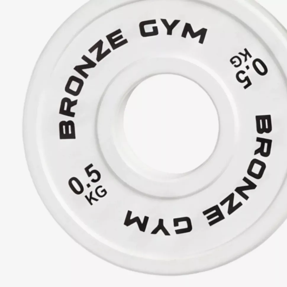 Диск олимпийский Bronze Gym тяжелоатлетический (от 0.5 до 25 кг, поштучно)