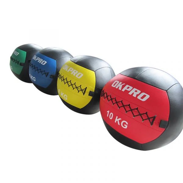 Медицинбол WallBall  OKPRO OK1221 9 кг