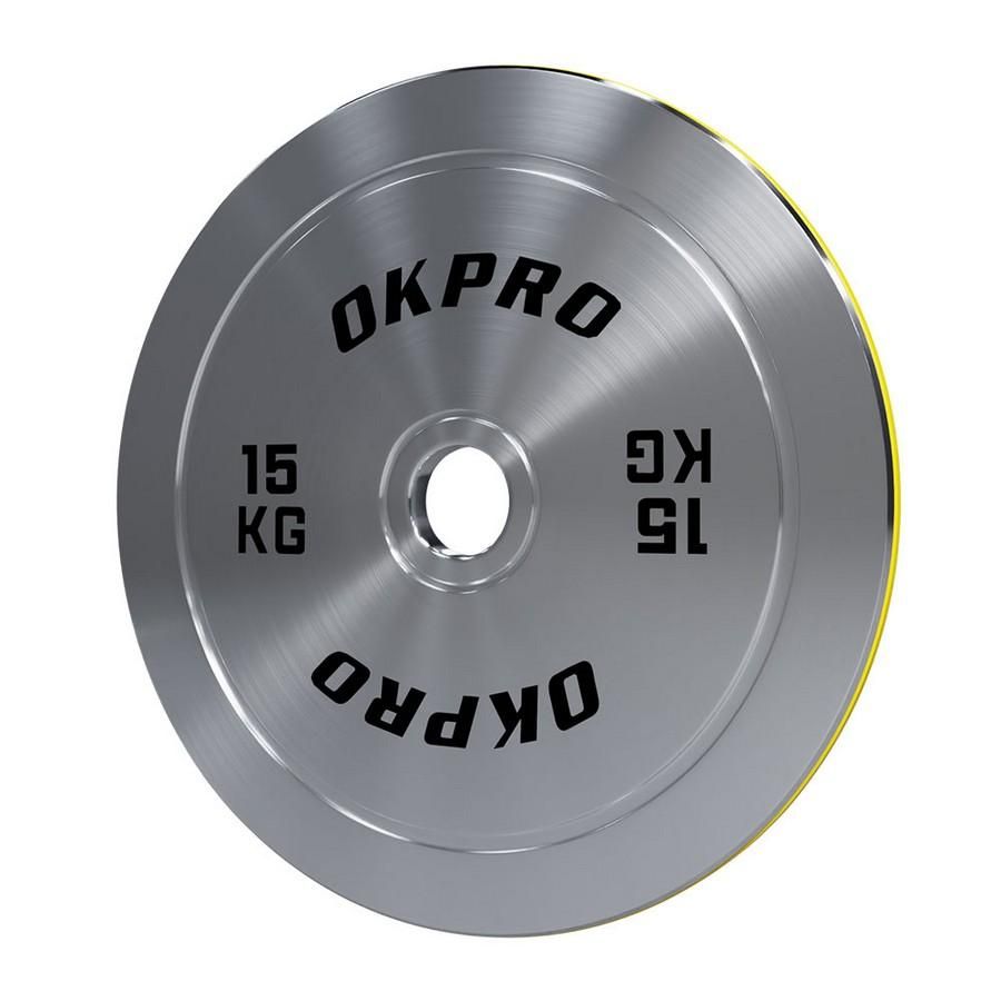 Диск хромированный стальной OKPRO OK2002E 15 кг