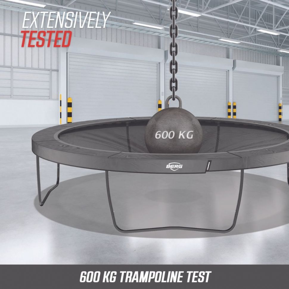 Батут Berg InGround Champion 430 Green с сеткой Deluxe