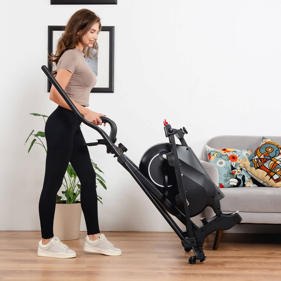 Складной эллиптический тренажер Genau SpaceCompact Trainer M Black