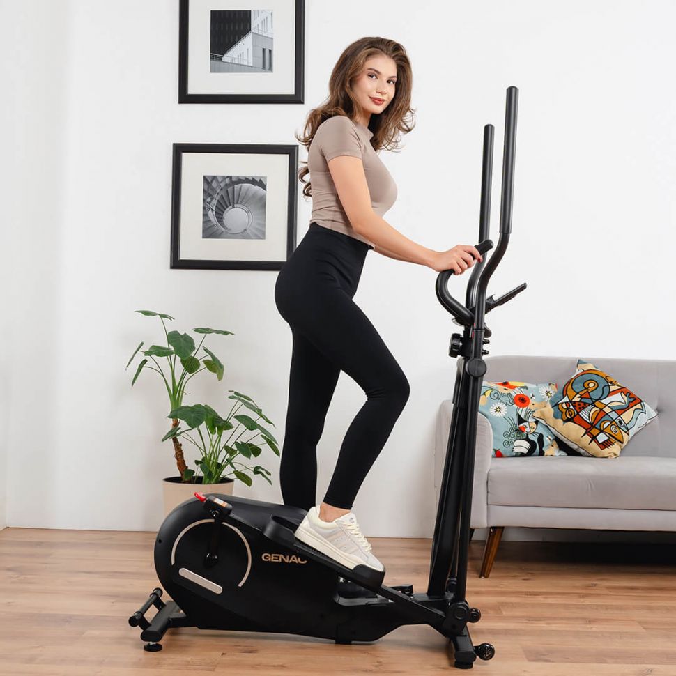 Складной эллиптический тренажер Genau SpaceCompact Trainer M Black