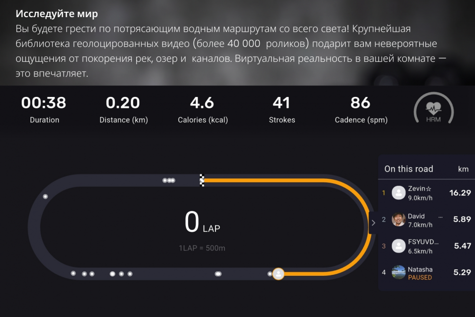 Водный гребной тренажер VictoryFit VF-WR803