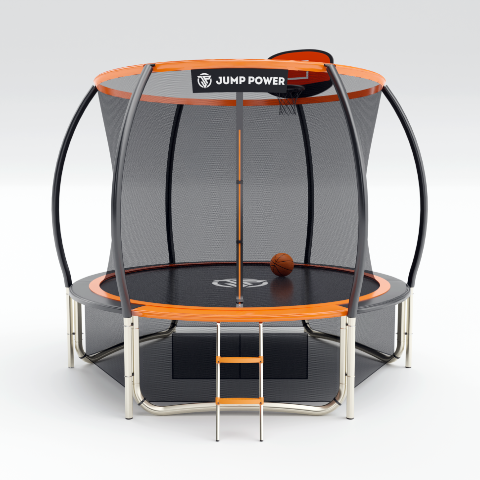 Батут Jump Power 10 ft Pro Inside Basket Orange купить с доставкой в России